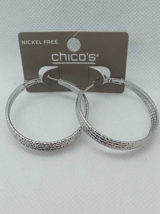 Chico's Jewelry - CHICO'S 2 INCH HOOP EARRINGS